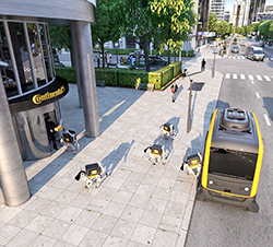 El robotaxi para el reparto a domicilio